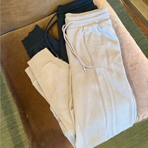 2 PAIRS Sunday Best Aritzia Baby Waffle Joggers